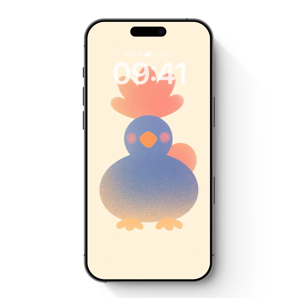 Chubby Chick in Pastel Pop Art