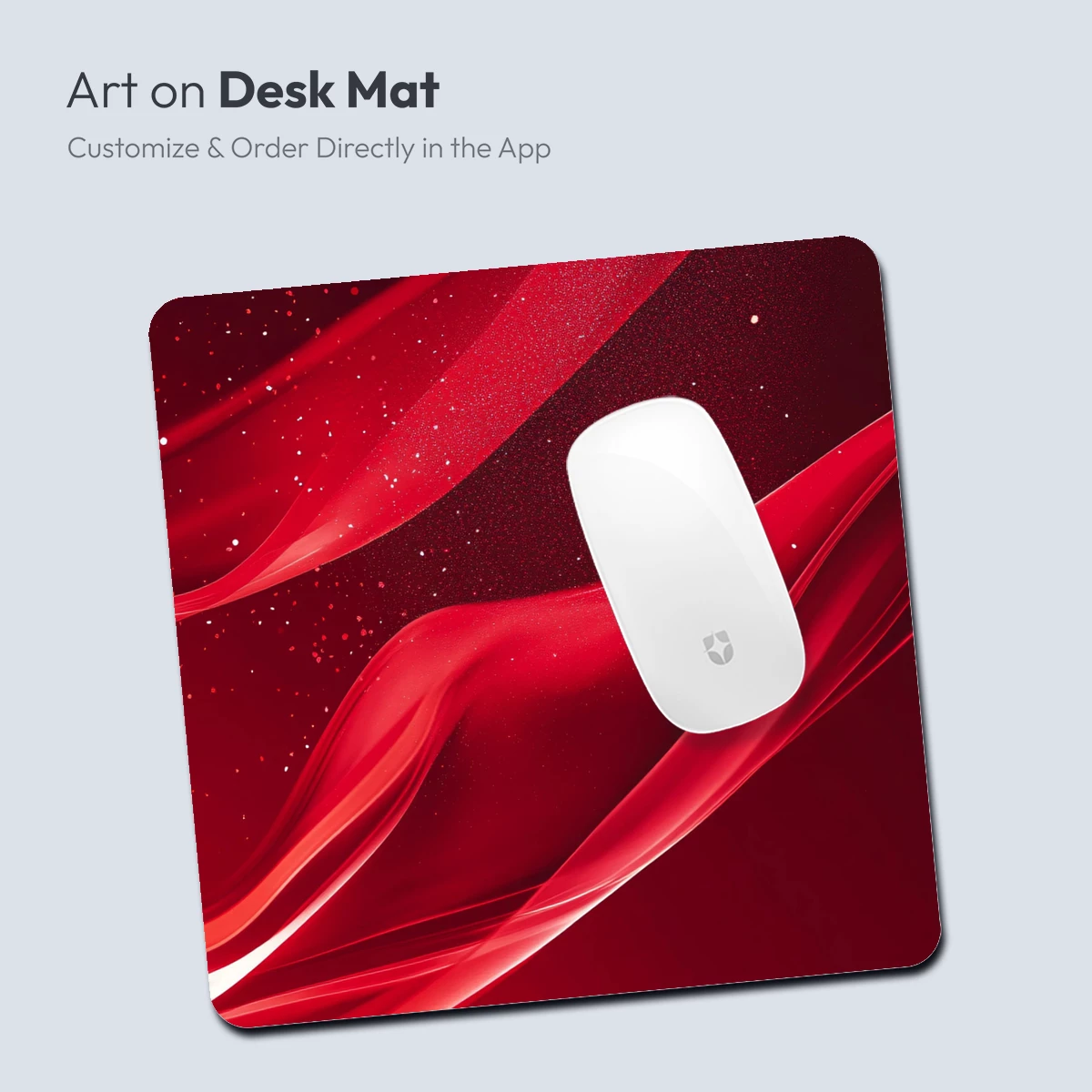 Elegant Crimson Waves: A Symphony of Flow and Sparkle - Image 3