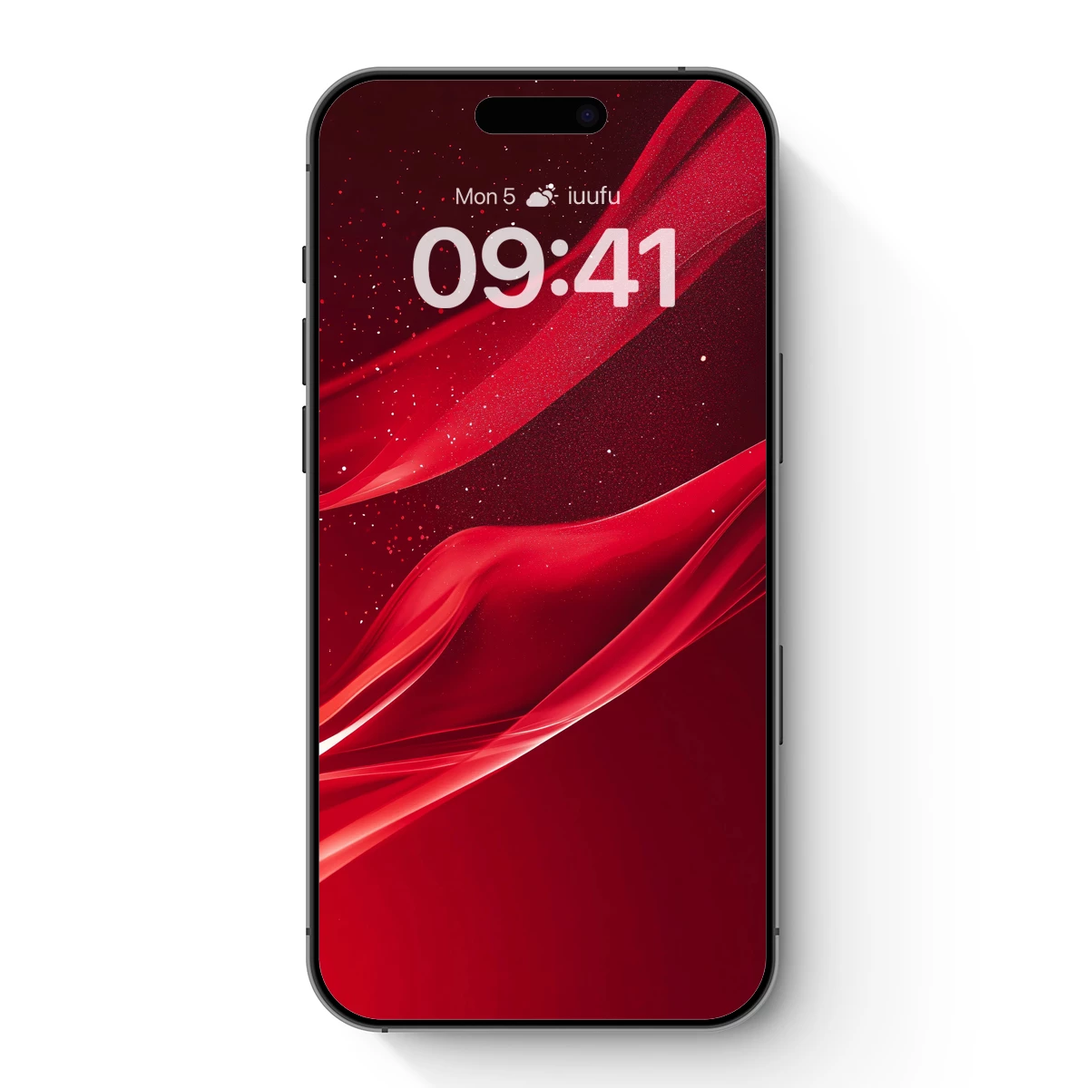 Elegant Crimson Waves: A Symphony of Flow and Sparkle - Image 7