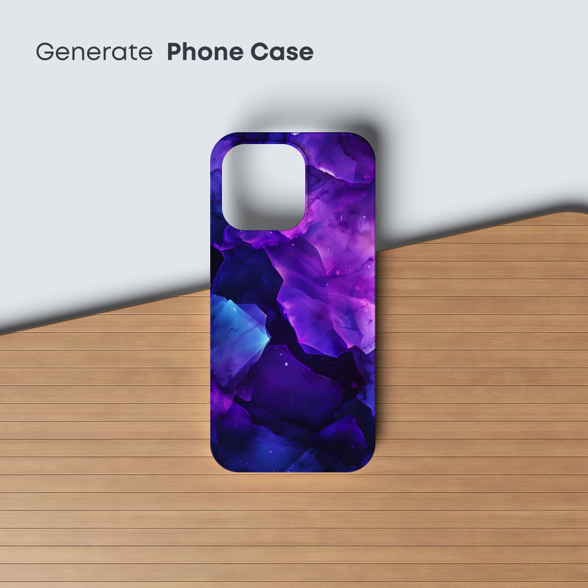 Galactic Crystal Nebula: A Symphony of Purple and Blue Hues - Image 3