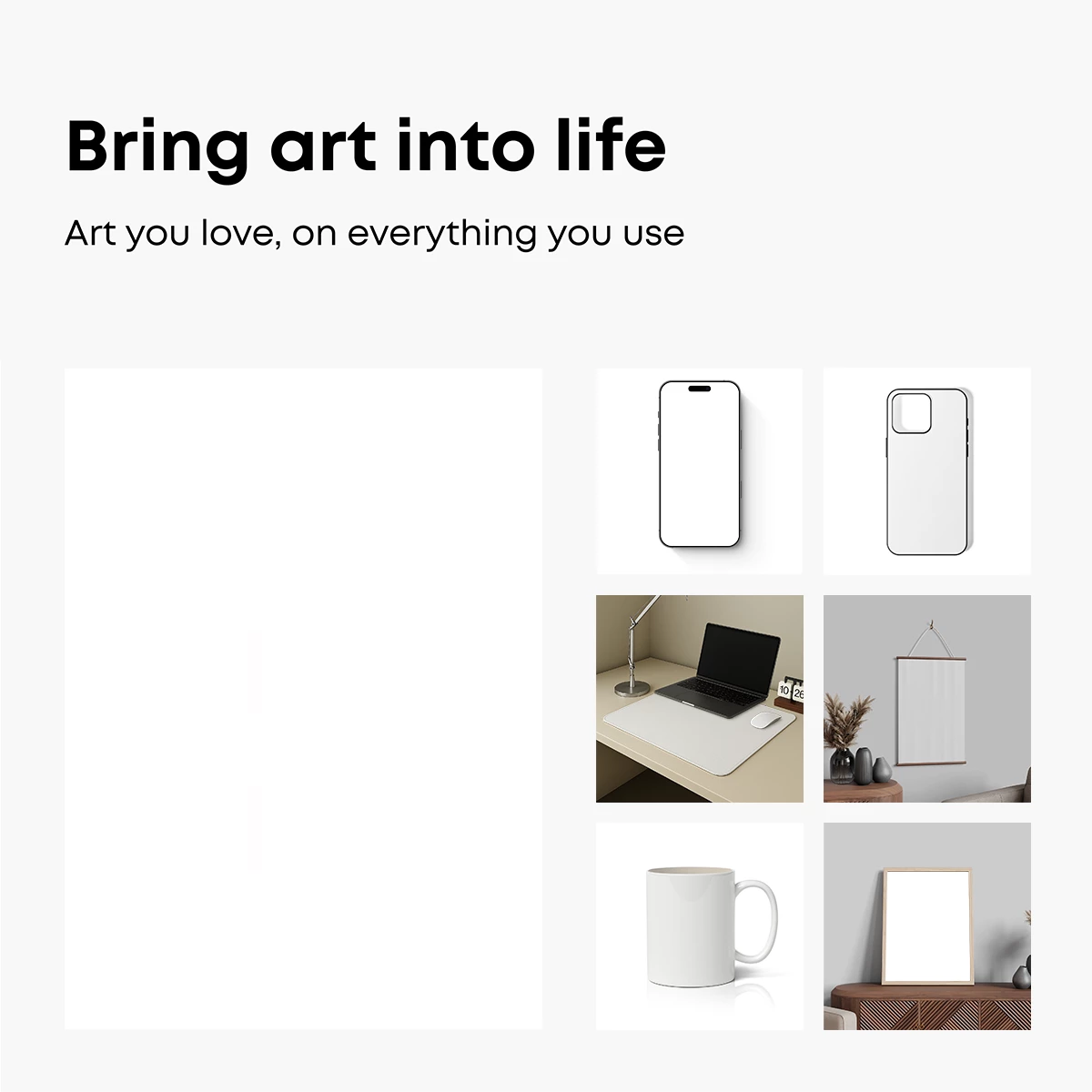 Ethereal White Canvas: A Study in Simplicity - Image 2