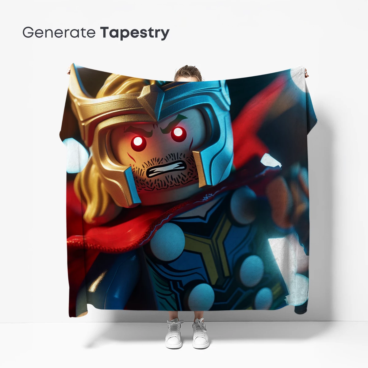 Luminous LEGO Thor: A Hero's Bold Vision - Image 5