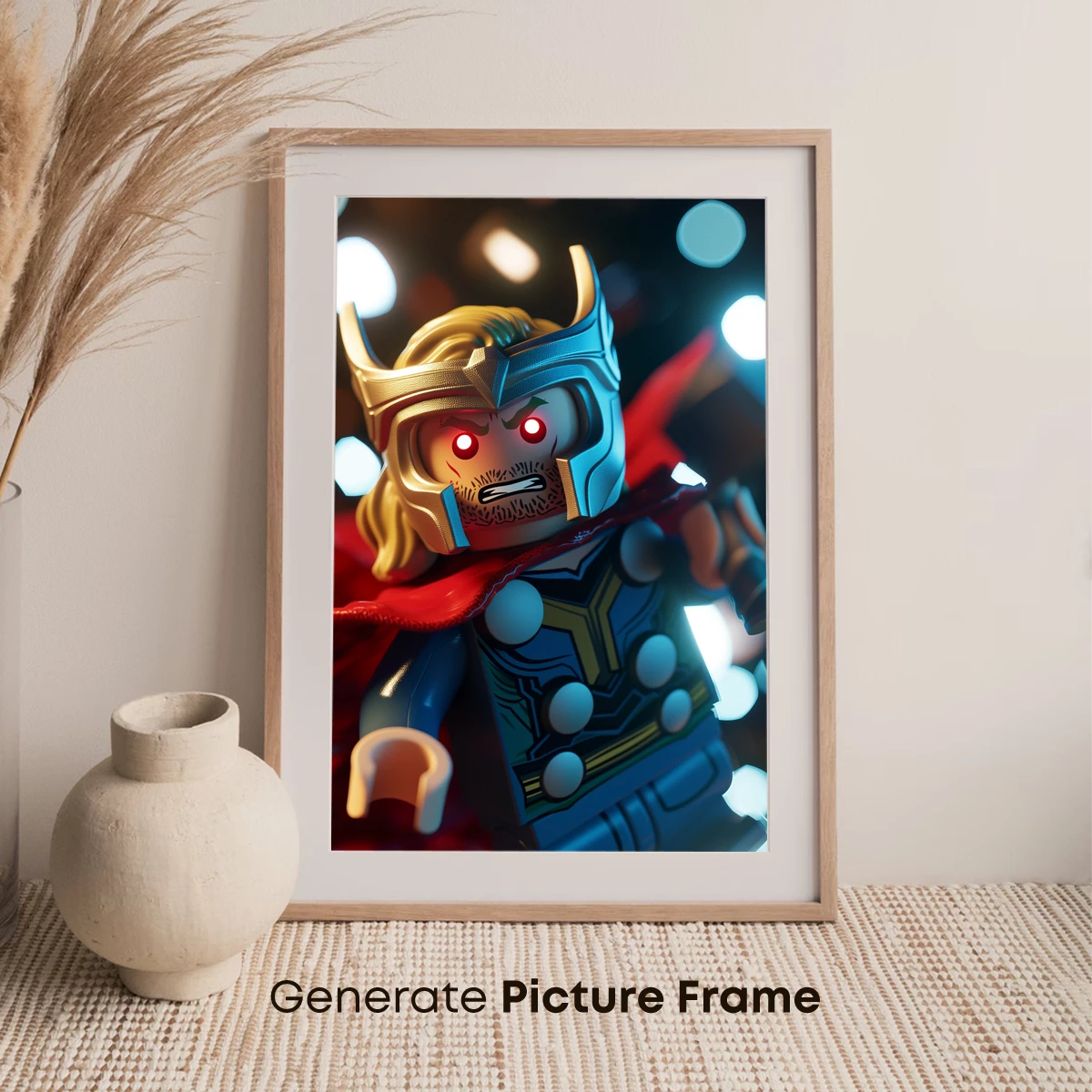 Luminous LEGO Thor: A Hero's Bold Vision - Image 7