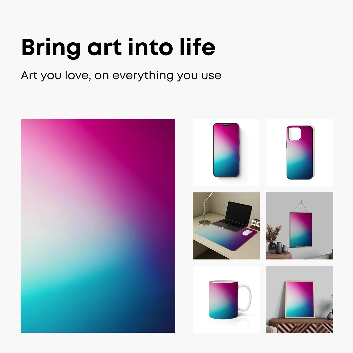 Gradient Symphony: Colorful Fusion - Image 2