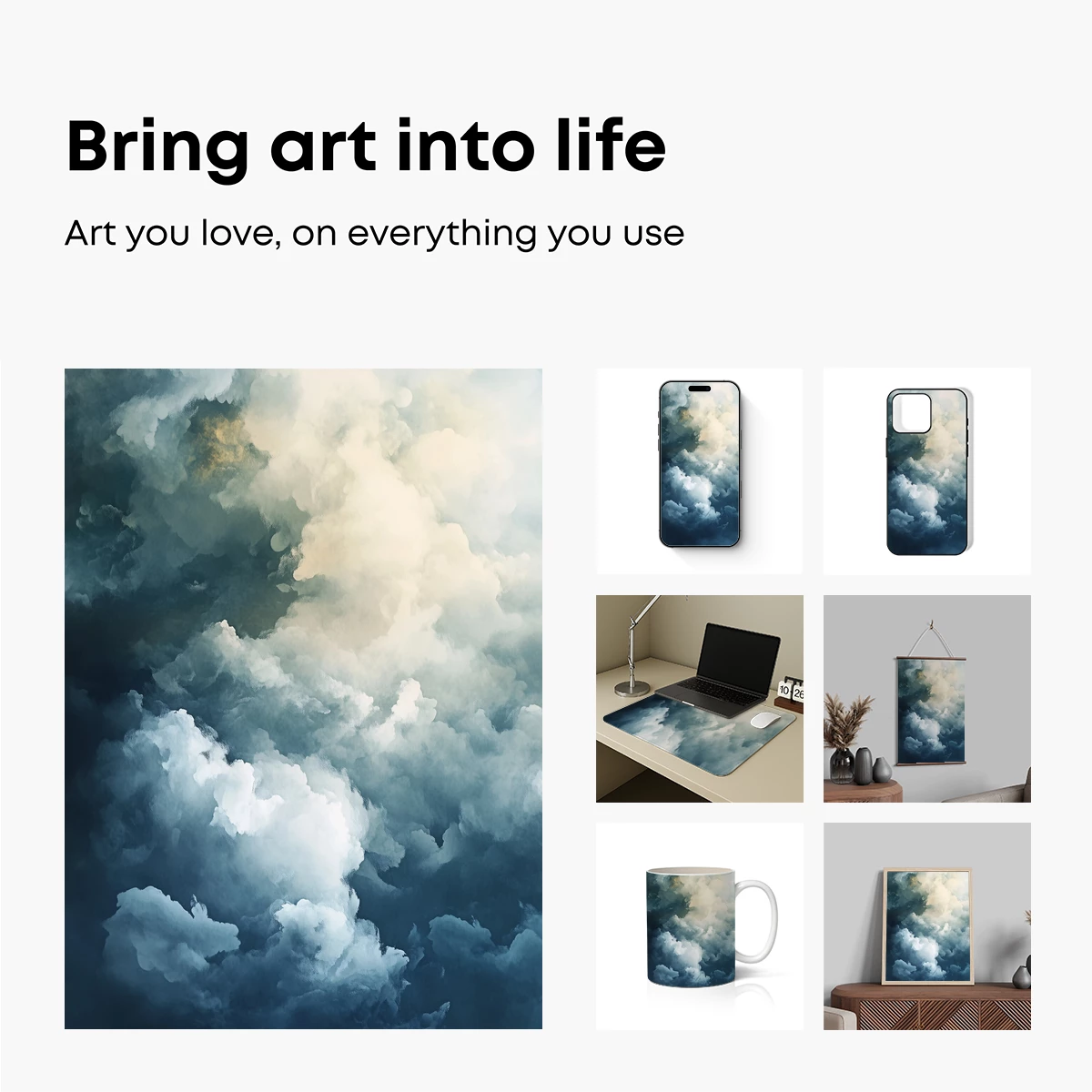 Ethereal Cloud Symphony: A Storm's Whisper - Image 2