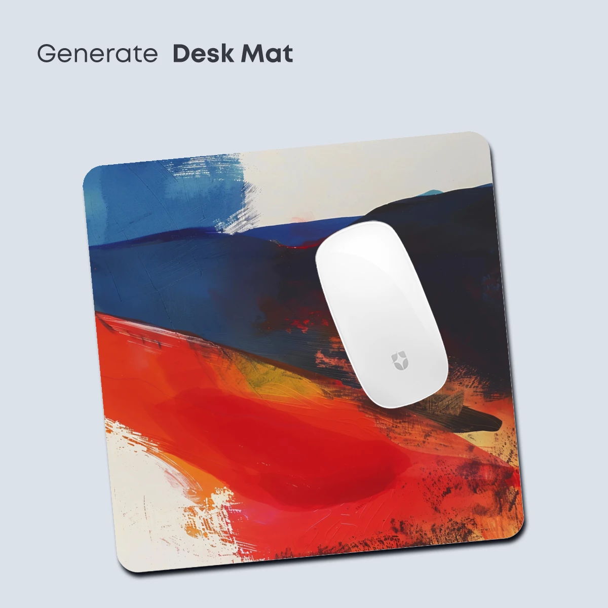 Abstract Horizon: Fusion of Fire and Twilight - Image 4