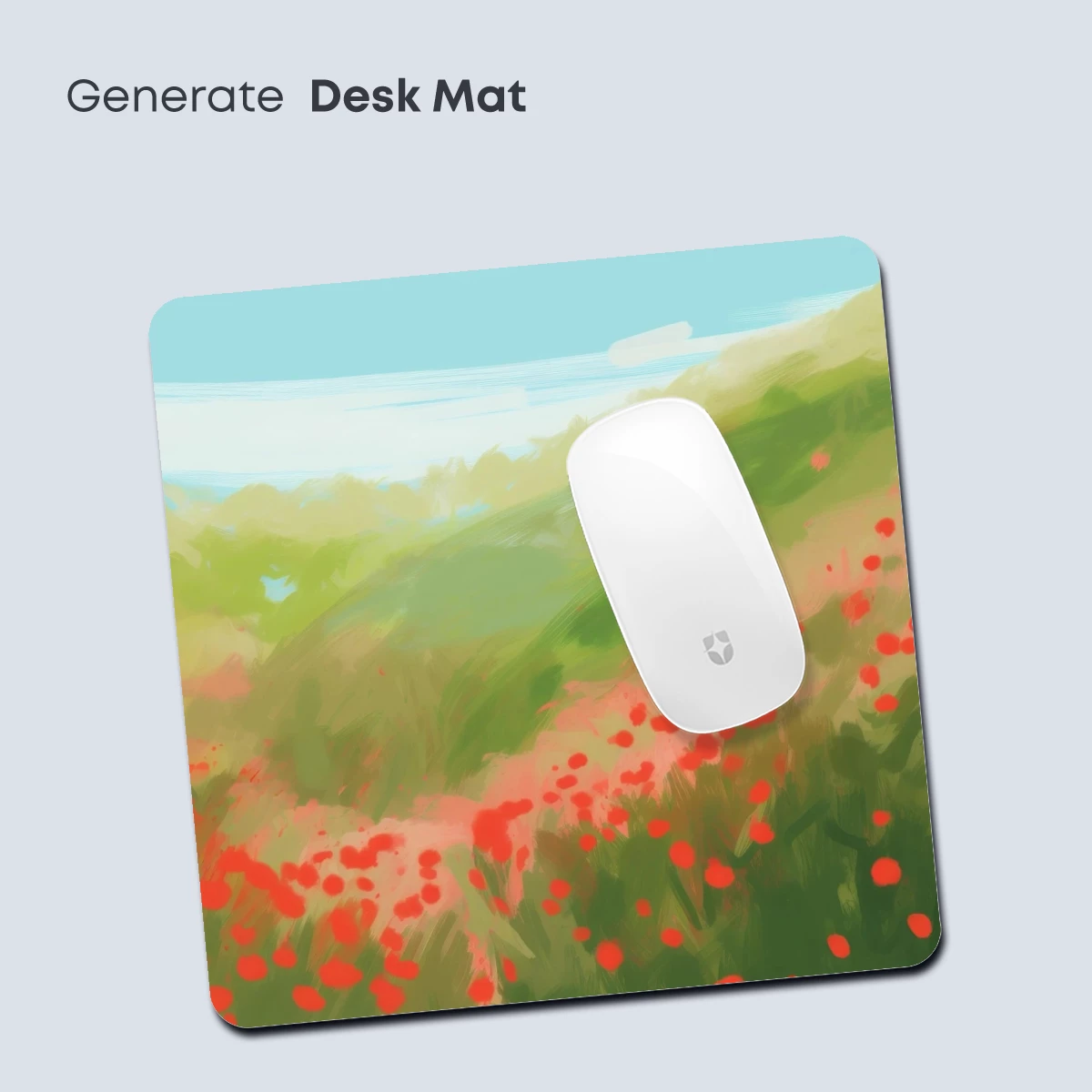 Blooming Poppy Fields: Impressionist Landscape - Image 4