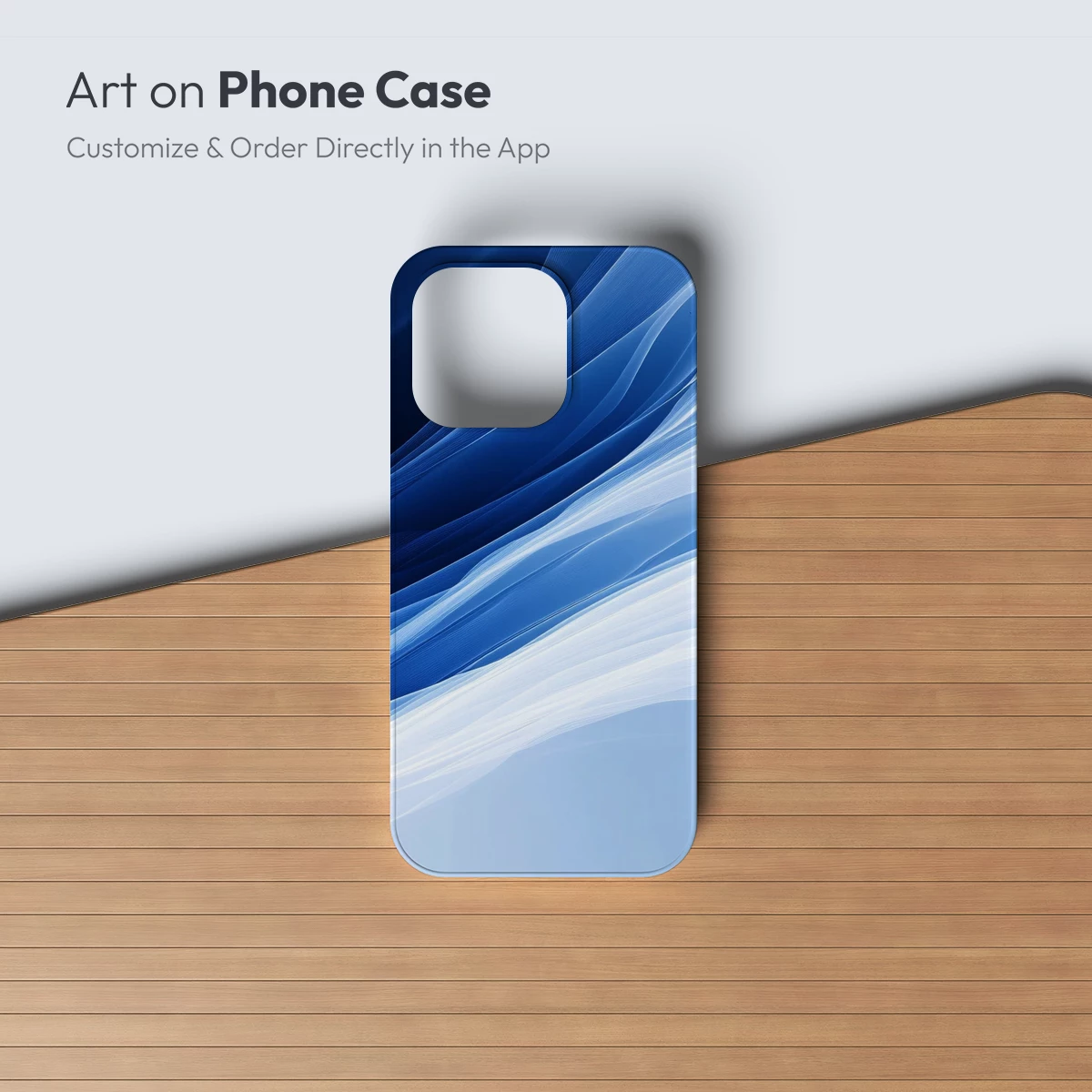 Ethereal Blue Waves: A Digital Symphony of Flow - Image 2