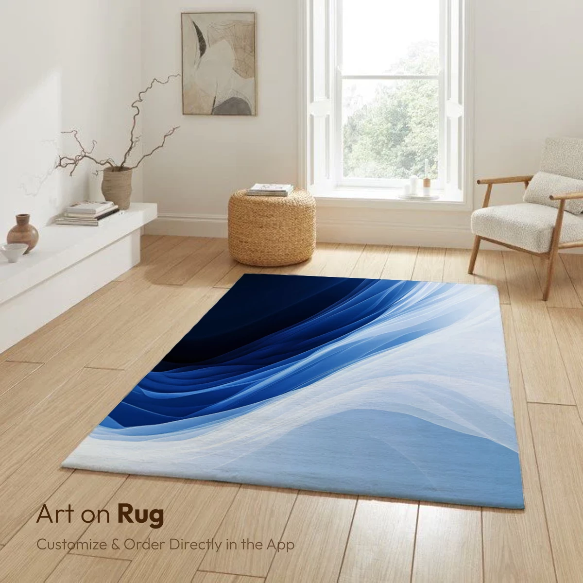 Ethereal Blue Waves: A Digital Symphony of Flow - Image 5