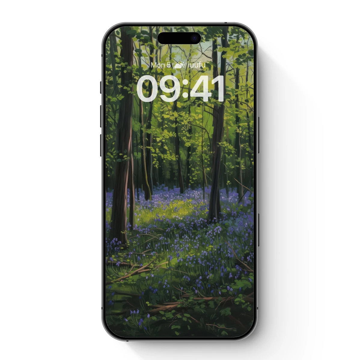 Enchanted Bluebell Forest Glow
