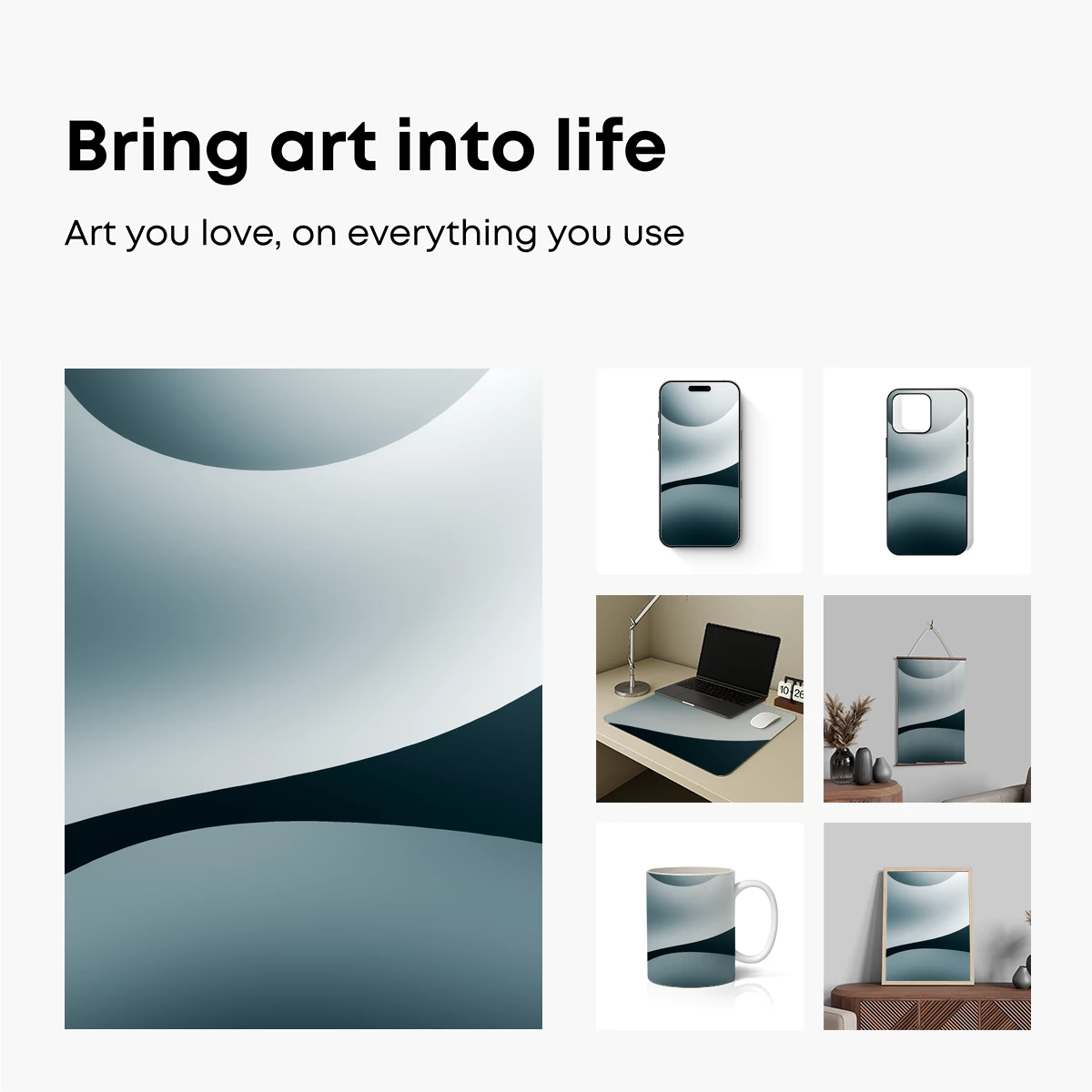 Ethereal Curves: A Study in Gradient Shadows - Image 2