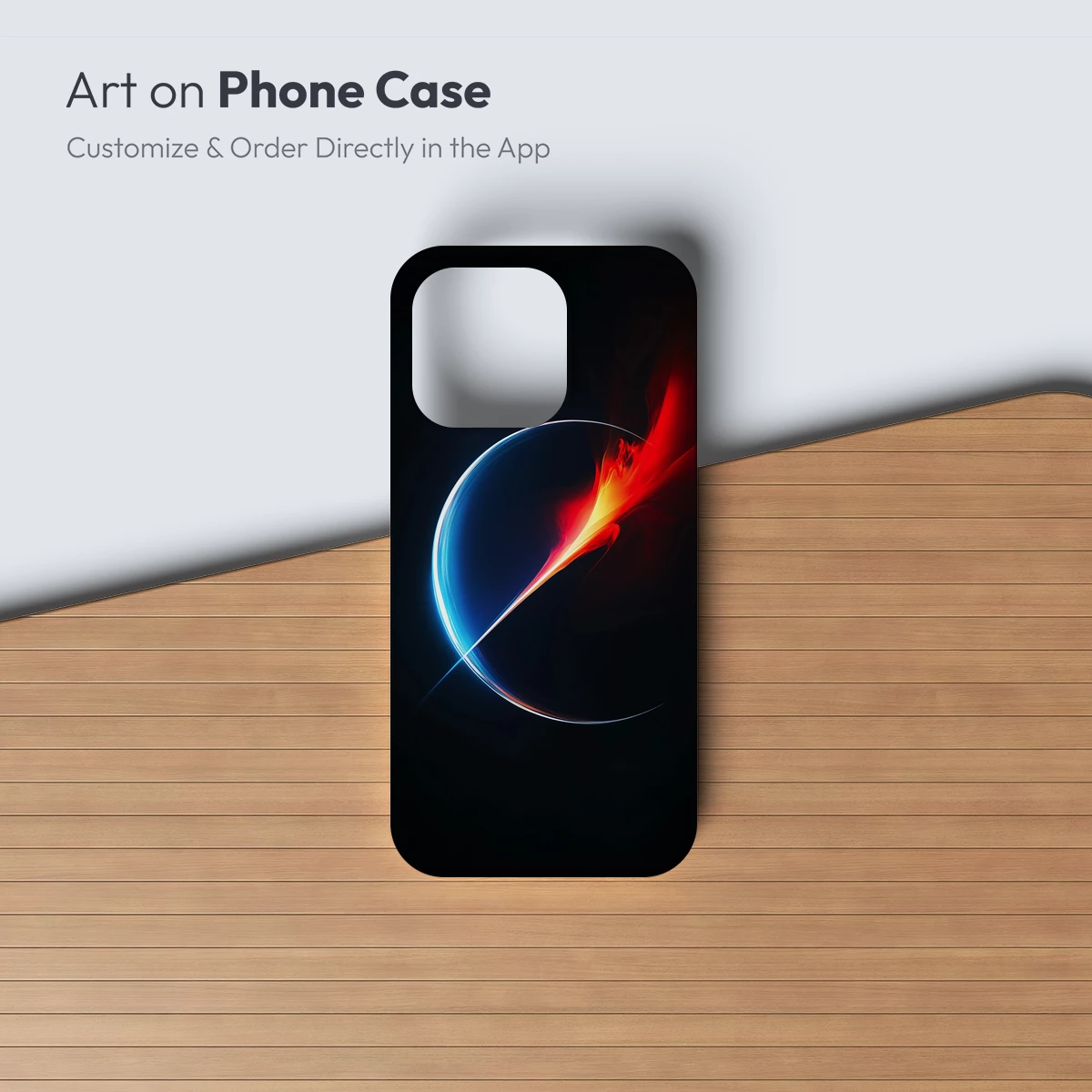 Eclipse of Flames: Abstract Fusion Art - Image 3