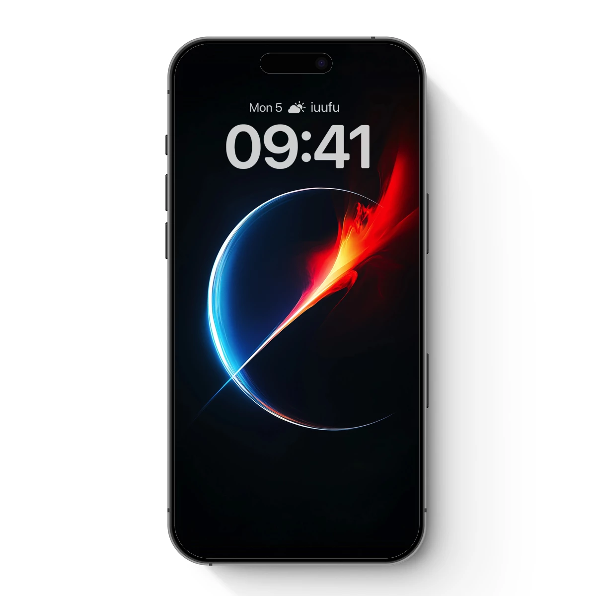 Eclipse of Flames: Abstract Fusion Art