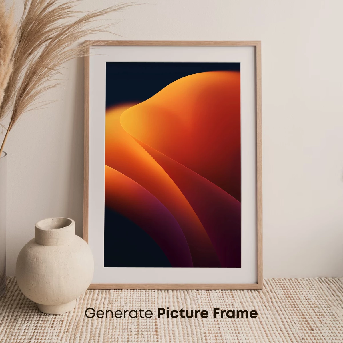 Fiery Abstract Waves - Image 7