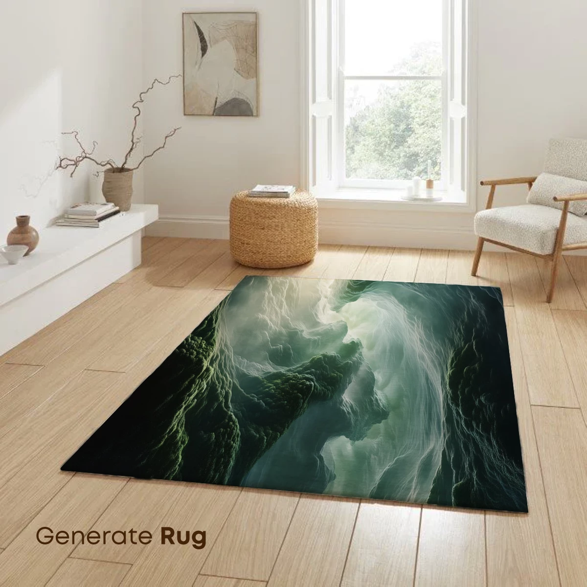 Mystic Cloud Vortex: Ethereal Whirlpool of Light and Shadow - Image 6