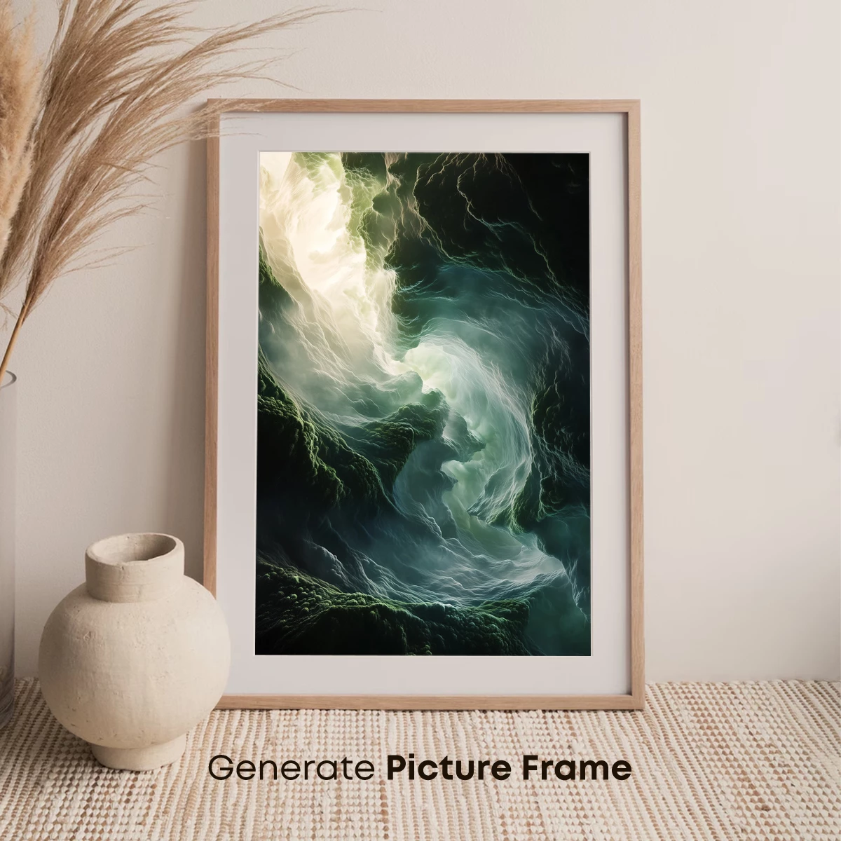 Mystic Cloud Vortex: Ethereal Whirlpool of Light and Shadow - Image 7