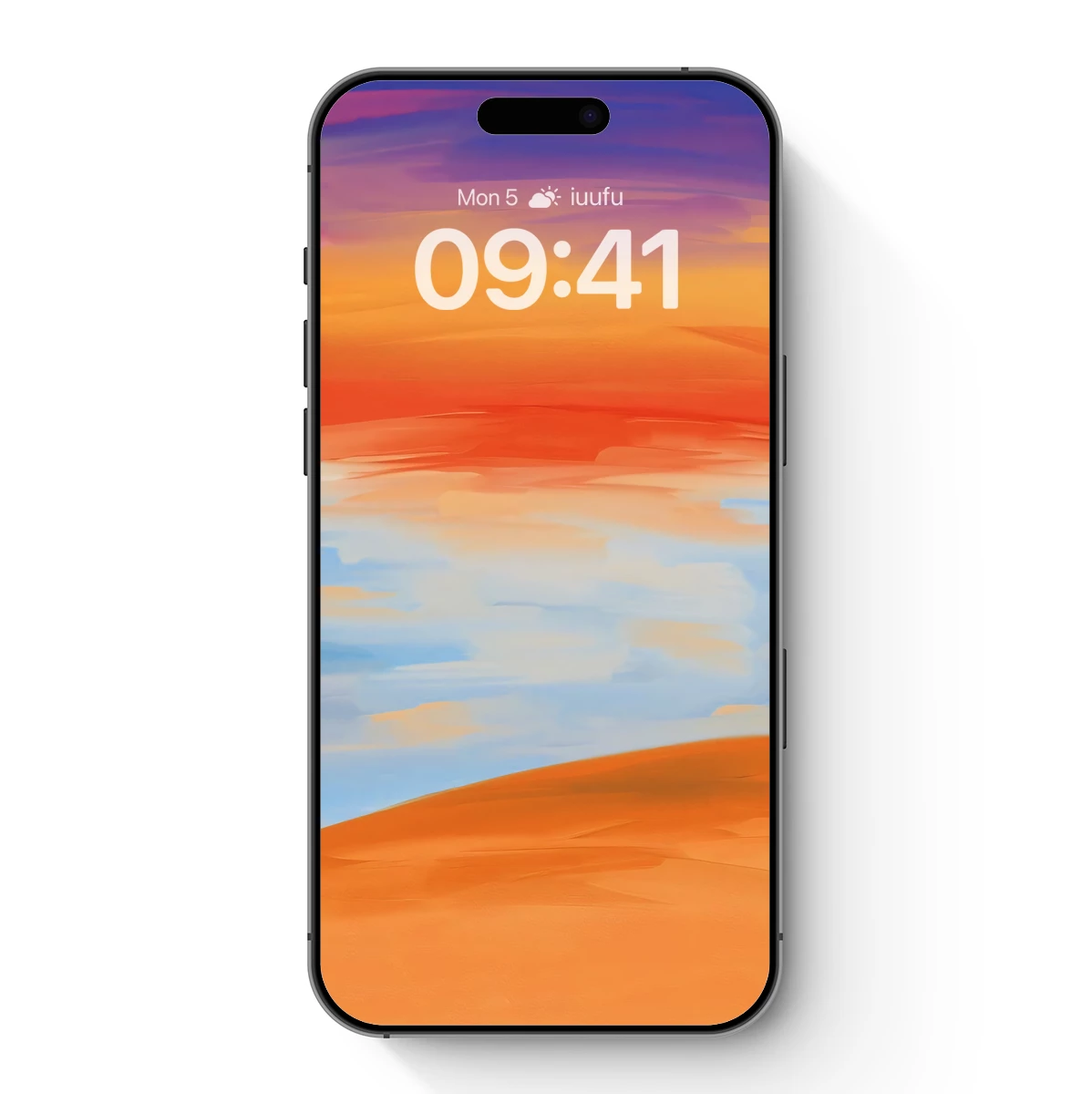 Desert Dawn Palette: Abstract Sunset Over Sand Dunes