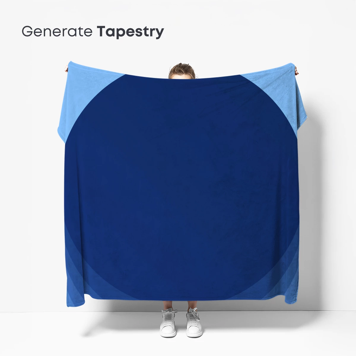 Blue Gradient Eclipse: A Study in Depth and Hue - Image 5