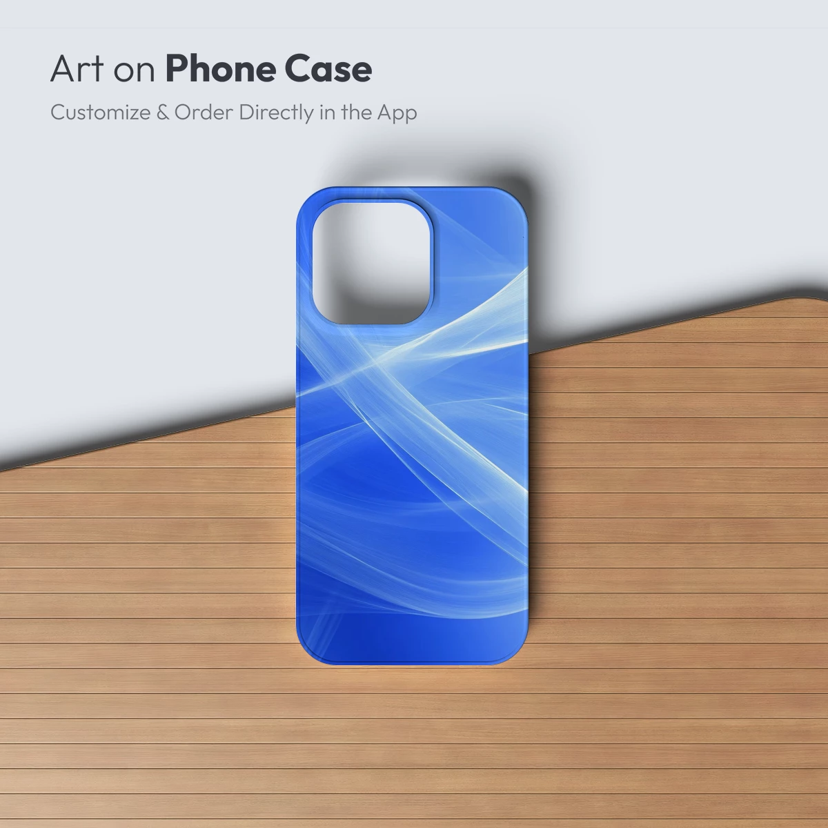 Ethereal Blue Waves: A Dance of Light and Form - Image 2