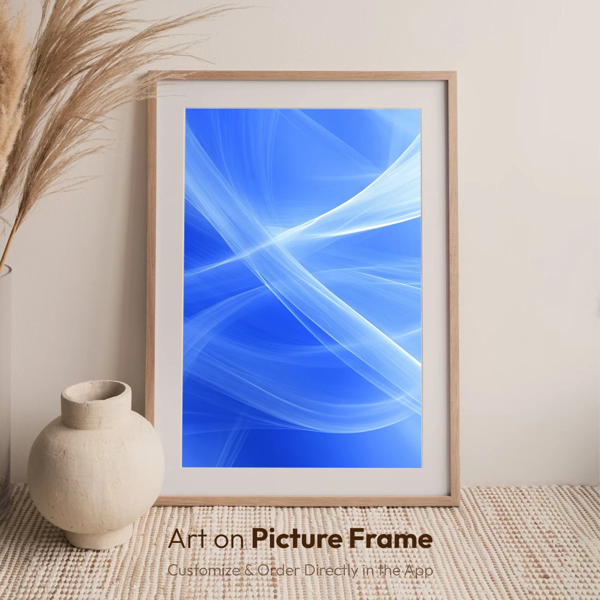 Ethereal Blue Waves: A Dance of Light and Form - Image 6