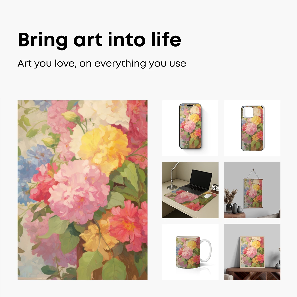 Bouquet Brilliance: A Floral Symphony in Pastels - Image 2