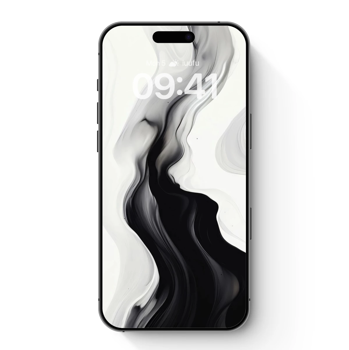 Elegant Black and White Flow: Abstract Ink Dynamics