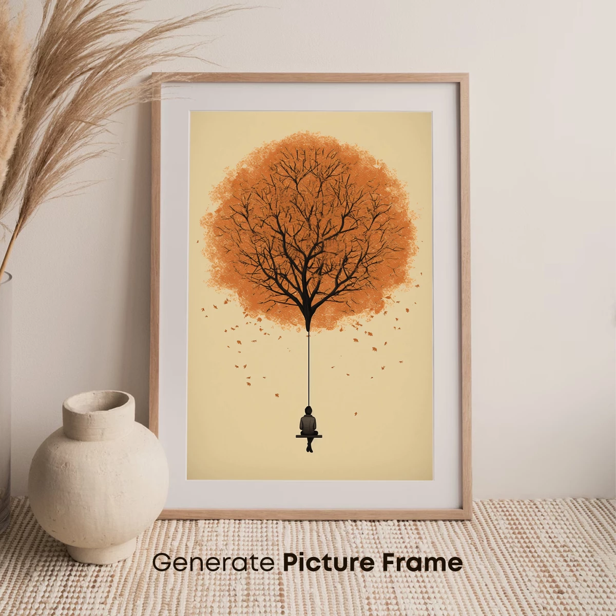 Autumn's Ascension: A Tree in the Sky - Image 7