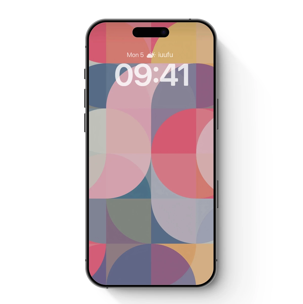 Geometric Harmony: Pastel Circles in Abstract Fusion