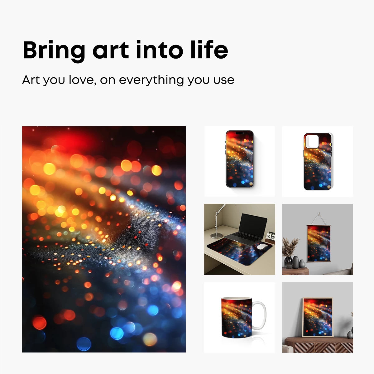 Bokeh Symphony: Fusion of Light and Color