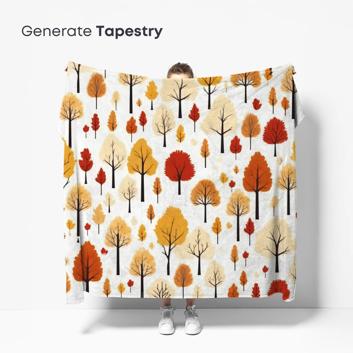 Autumn Forest Symphony: Colorful Trees in Harmony - Image 5