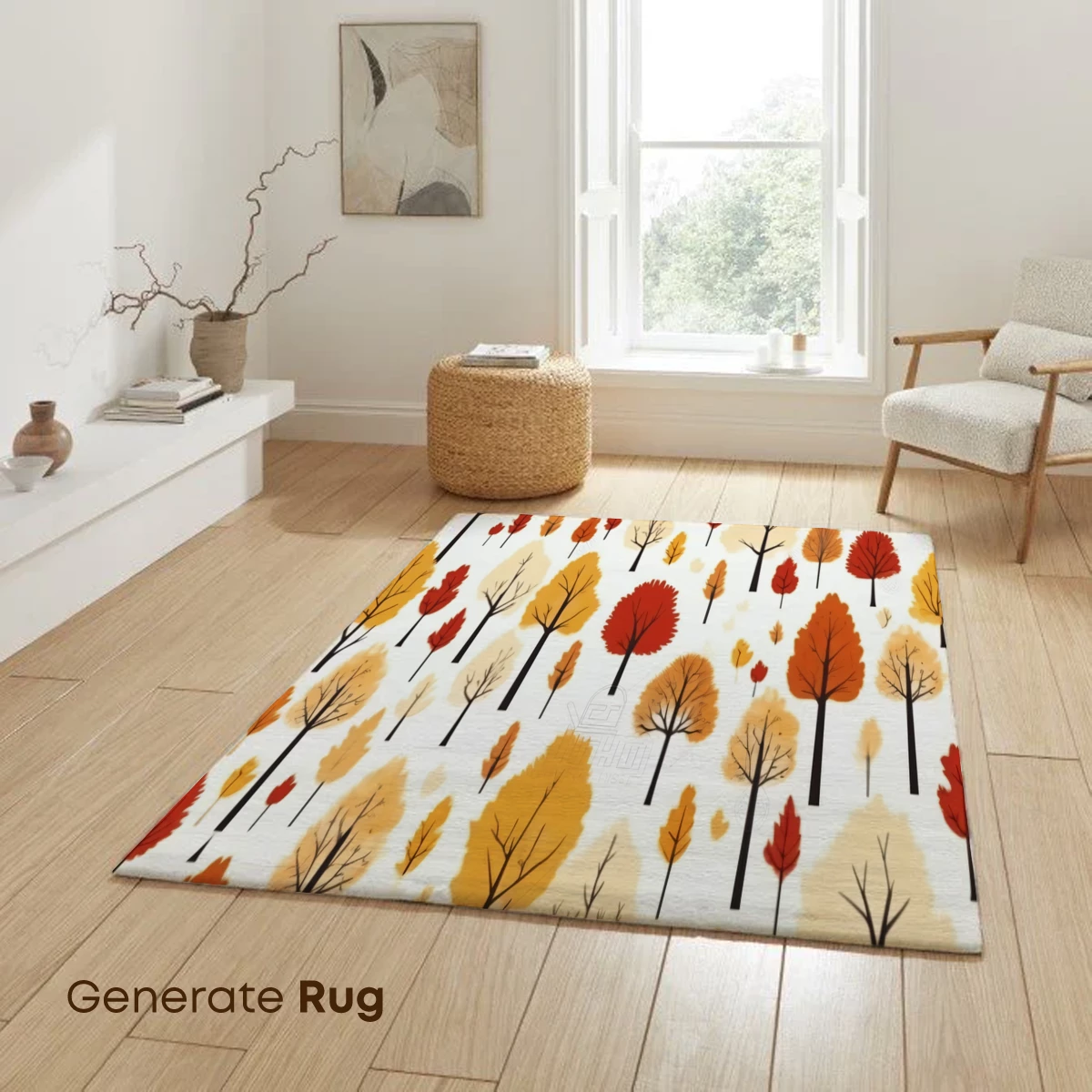 Autumn Forest Symphony: Colorful Trees in Harmony - Image 6