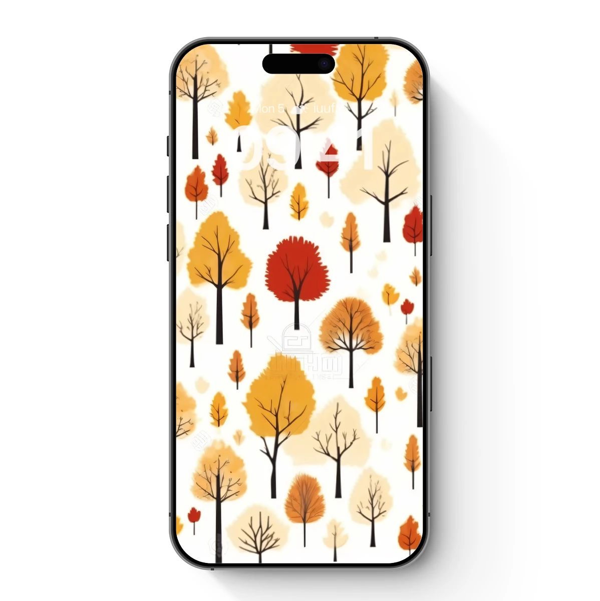 Autumn Forest Symphony: Colorful Trees in Harmony