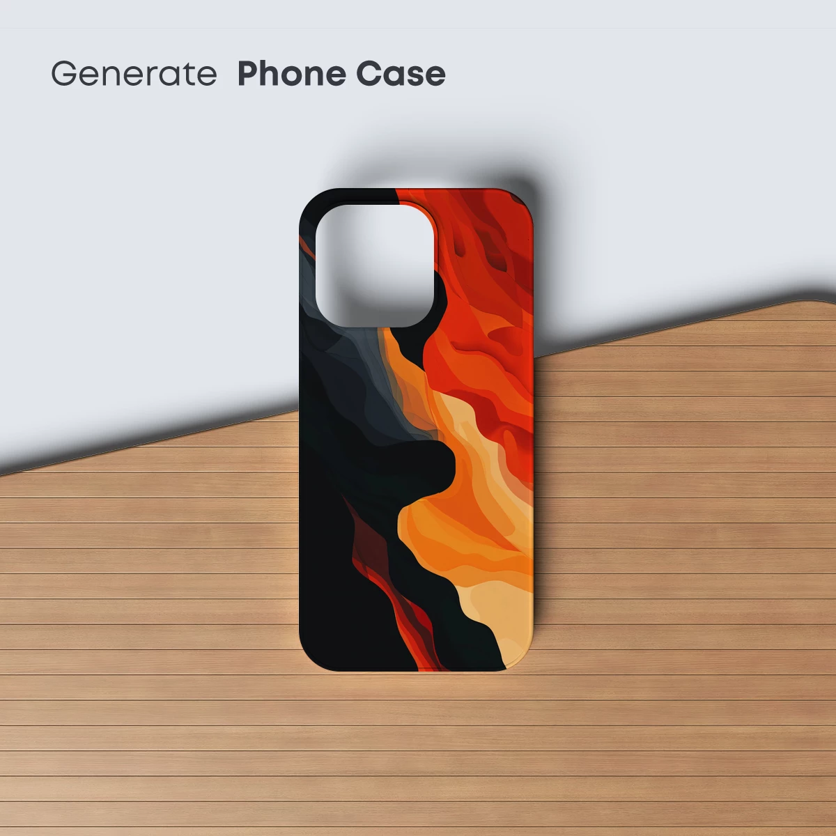 Fiery Abyss: Abstract Fusion of Light and Shadow - Image 3