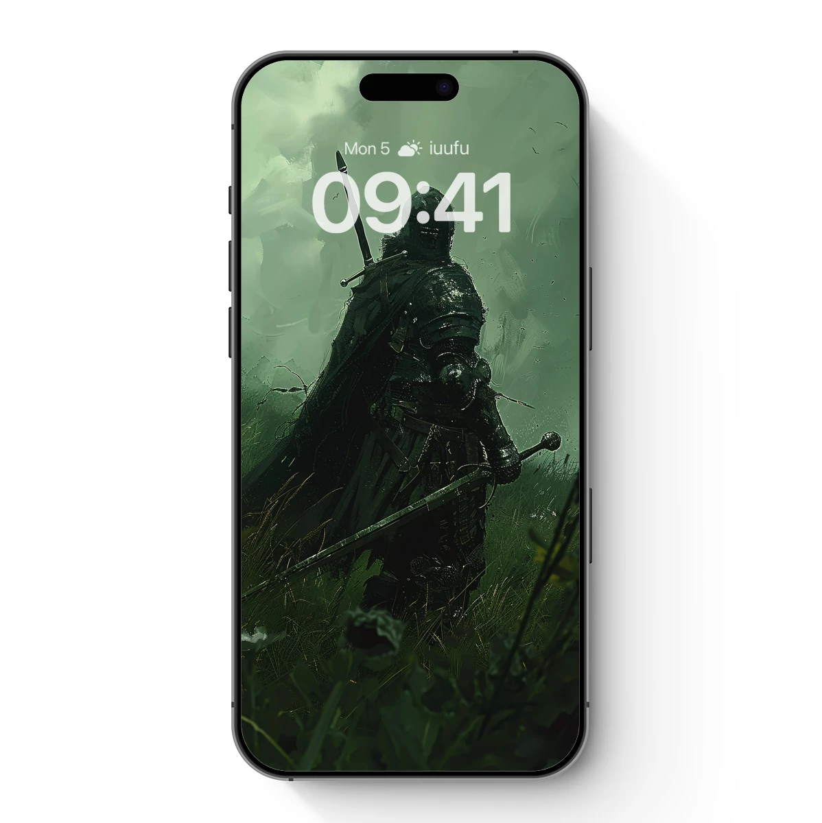 Grim Knight in Misty Dawn