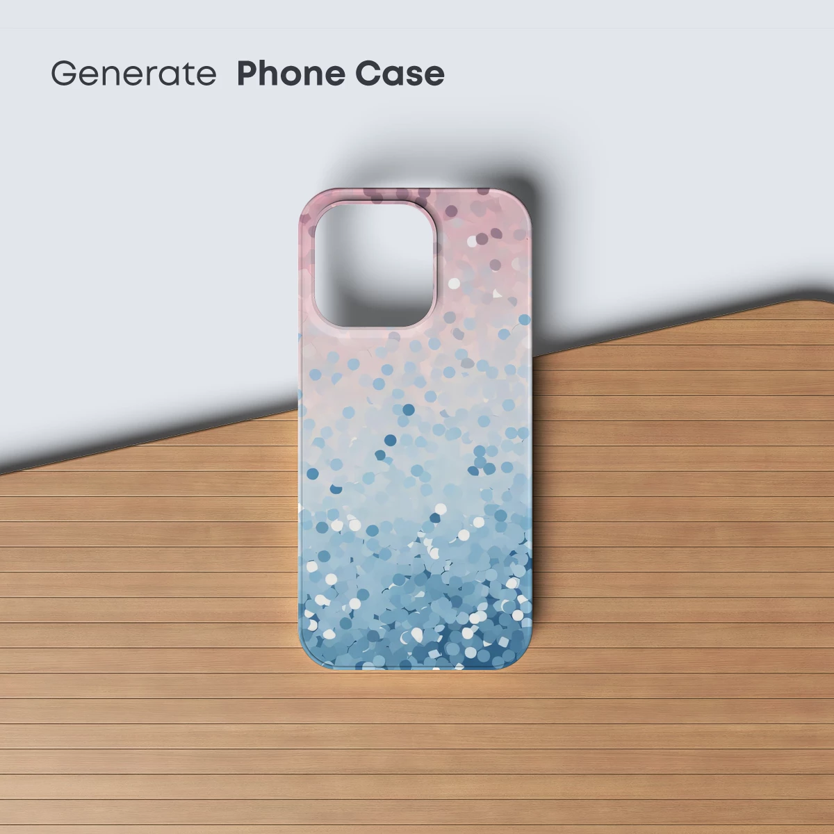 Glitter Gradient Dream: Pink to Blue Ombre Sparkle - Image 3