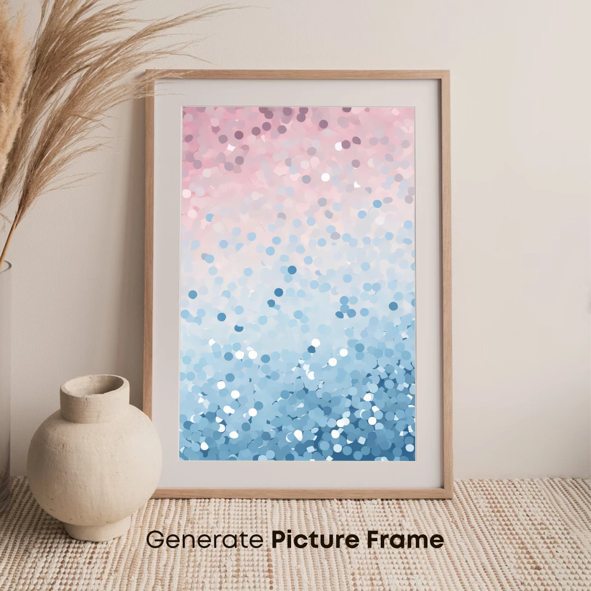 Glitter Gradient Dream: Pink to Blue Ombre Sparkle - Image 7