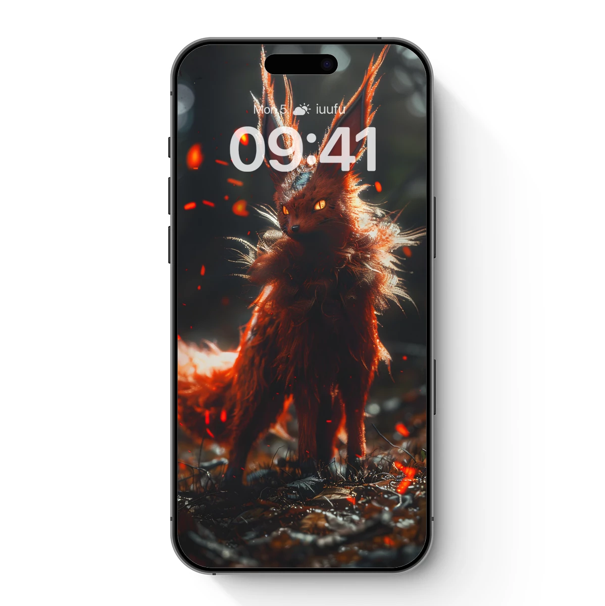 Enchanted Ember Fox: Mystical Forest Guardian