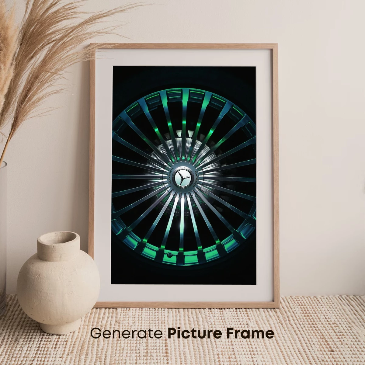 Luminous Wheel: Futuristic Radiance in Motion - Image 7