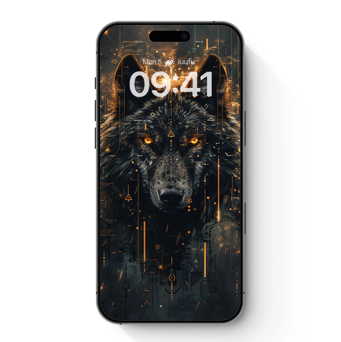 Cybernetic Wolf: Futuristic Tech Artistry