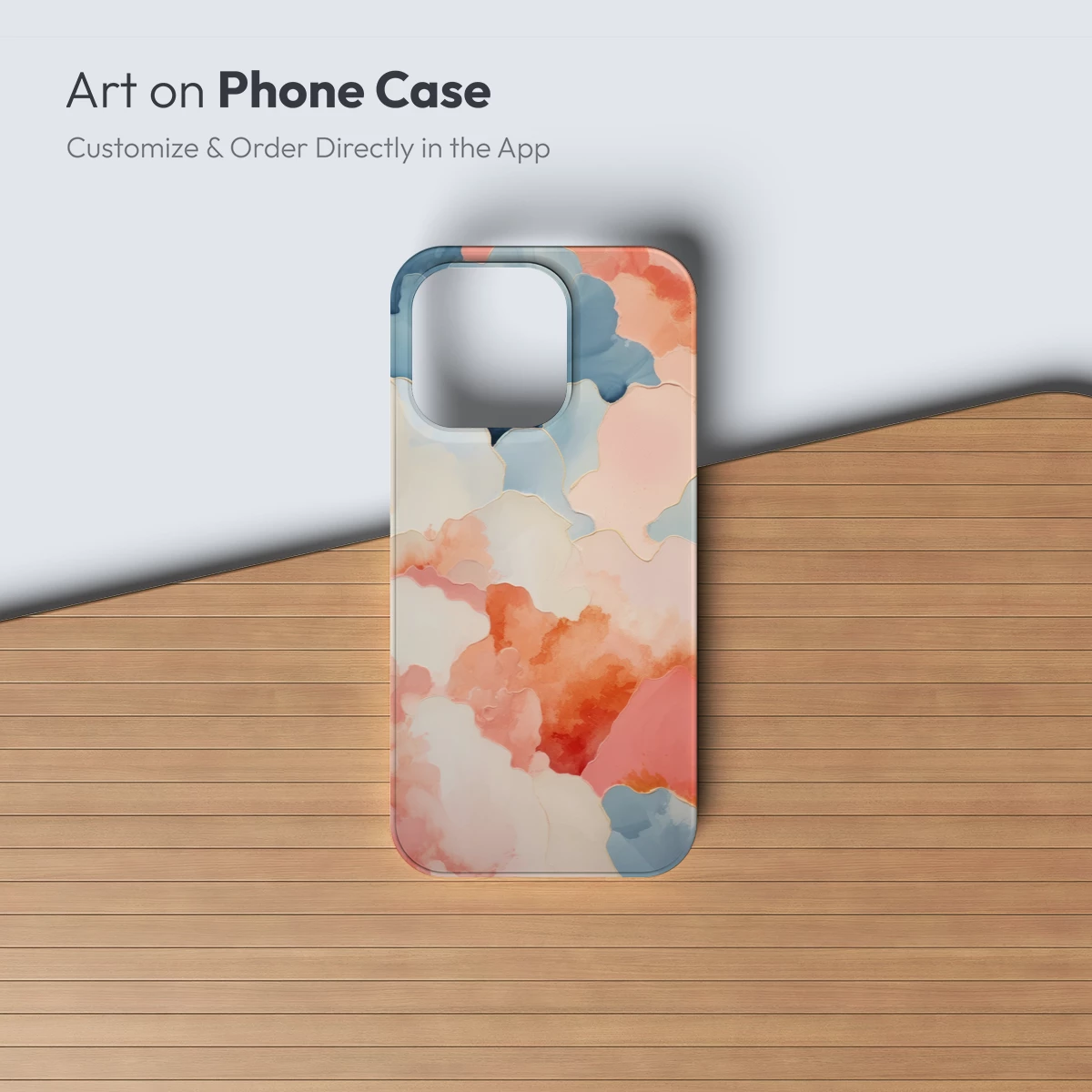 Abstract Watercolor Fusion: Pastel Dreamscape - Image 3