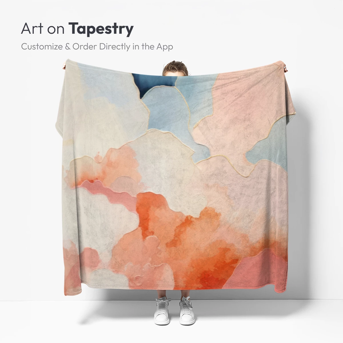 Abstract Watercolor Fusion: Pastel Dreamscape - Image 5
