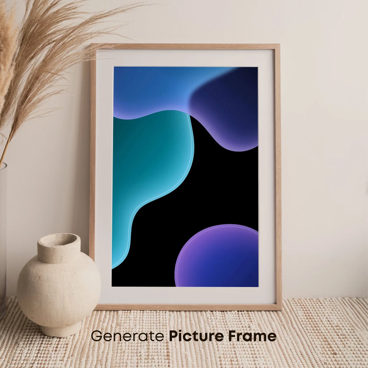 Luminous Blob Symphony: Abstract Fluidity in Neon Hues - Image 7