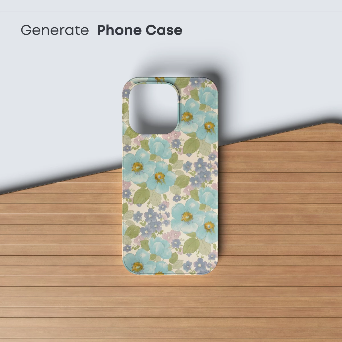 Azure Blossoms: A Watercolor Symphony - Image 3