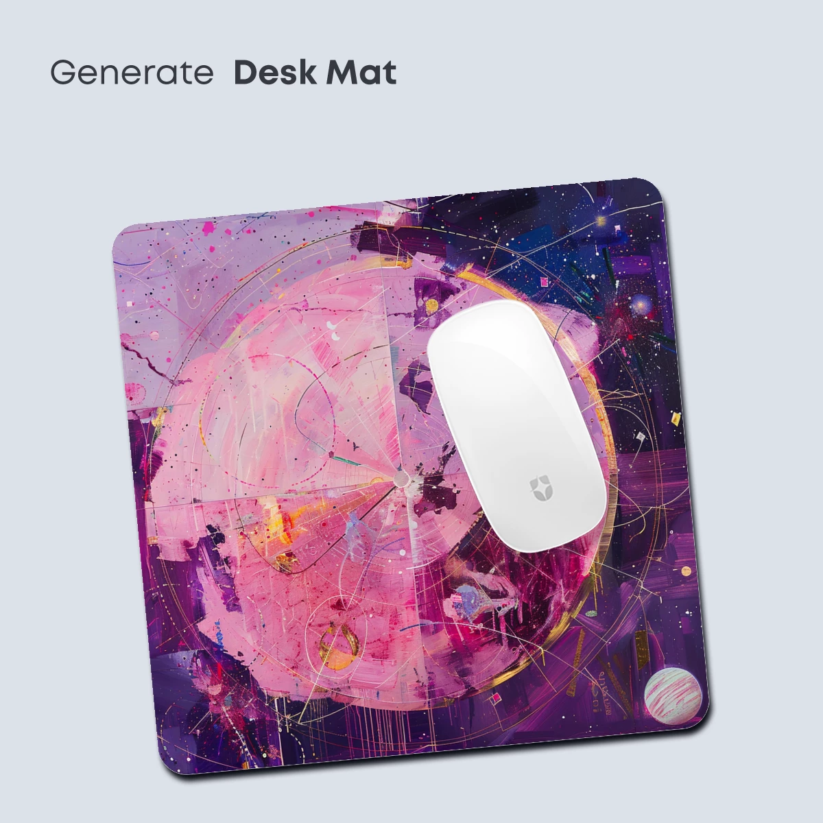 Cosmic Pink Vortex: Abstract Galactic Artistry - Image 4