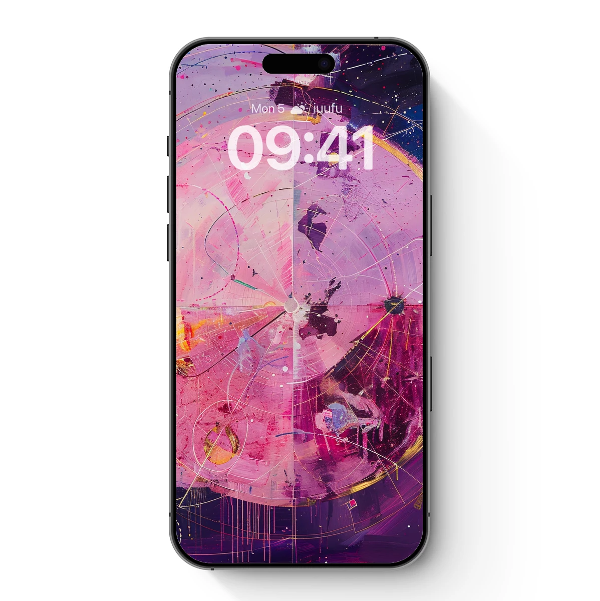 Cosmic Pink Vortex: Abstract Galactic Artistry