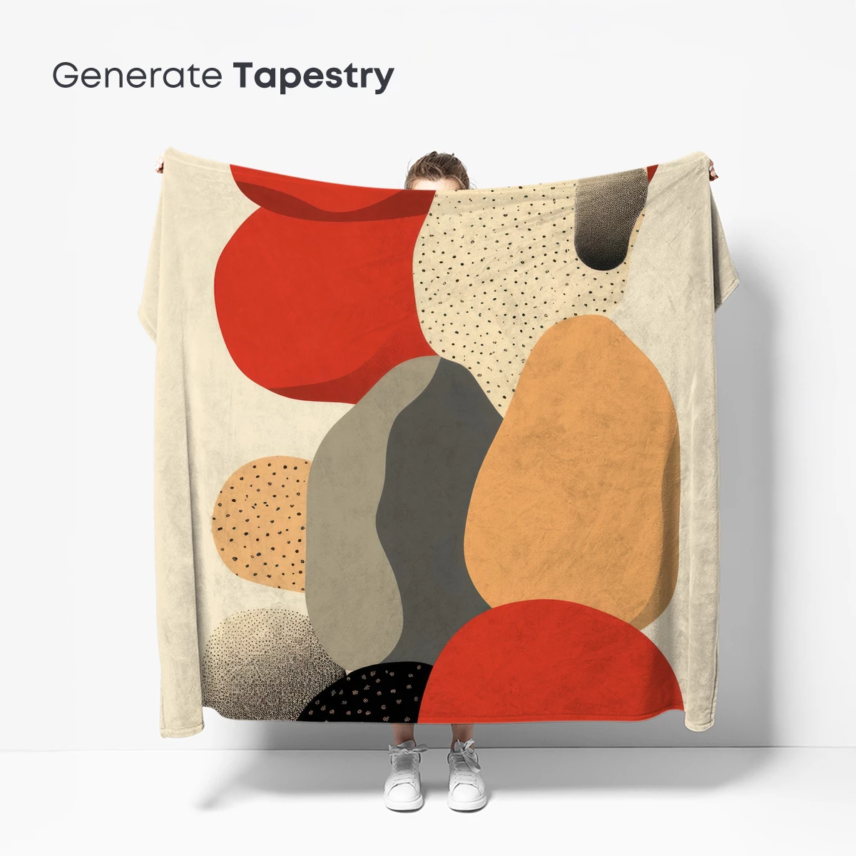 Abstract Pebble Harmony: Modern Minimalist Art - Image 5
