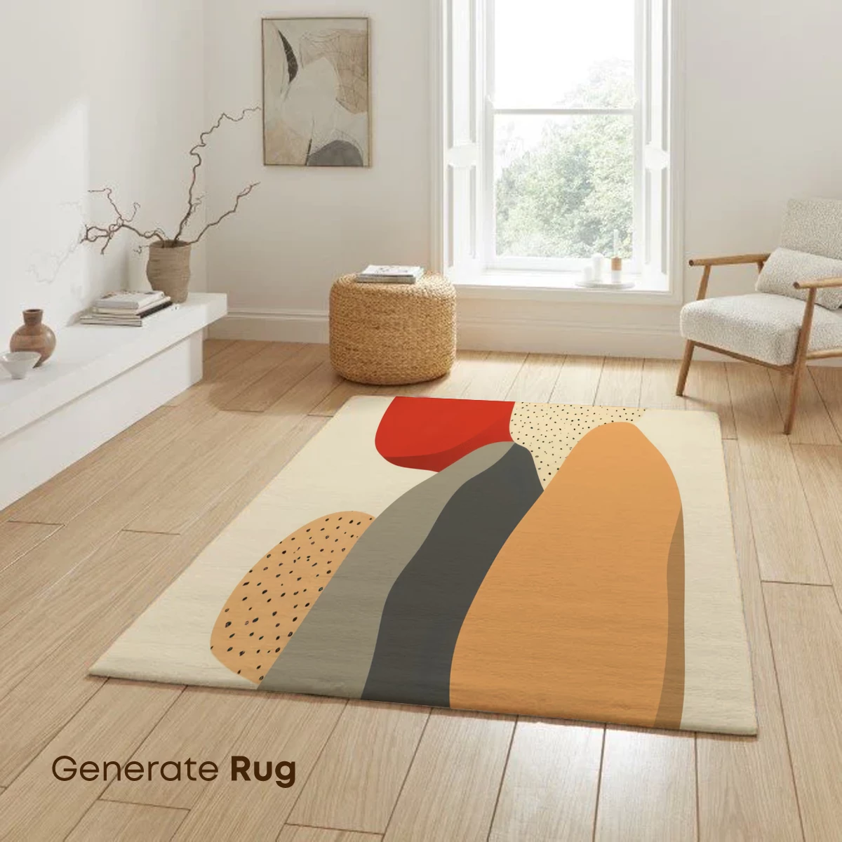 Abstract Pebble Harmony: Modern Minimalist Art - Image 6