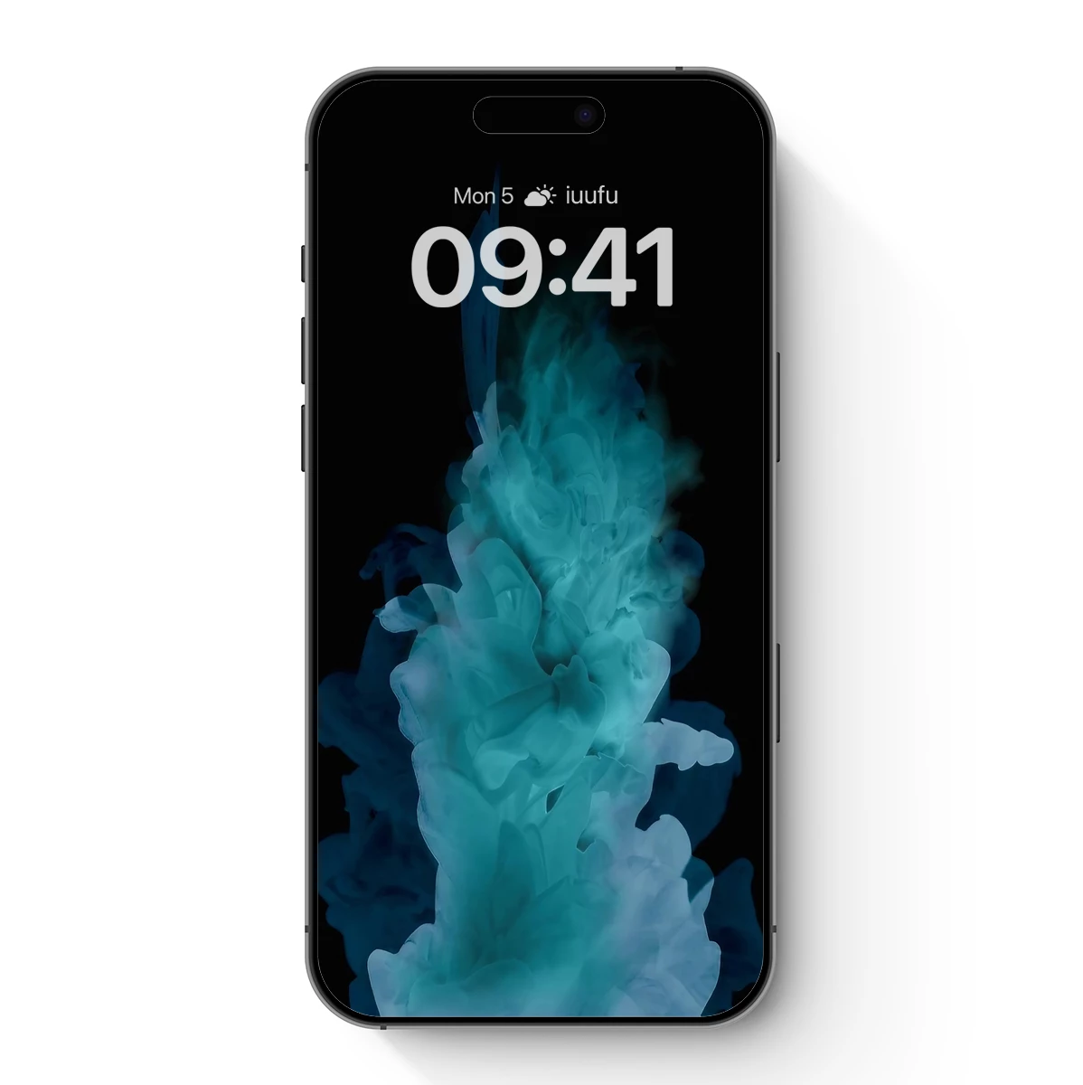 Aqua Ink Symphony: Ethereal Clouds in Darkness