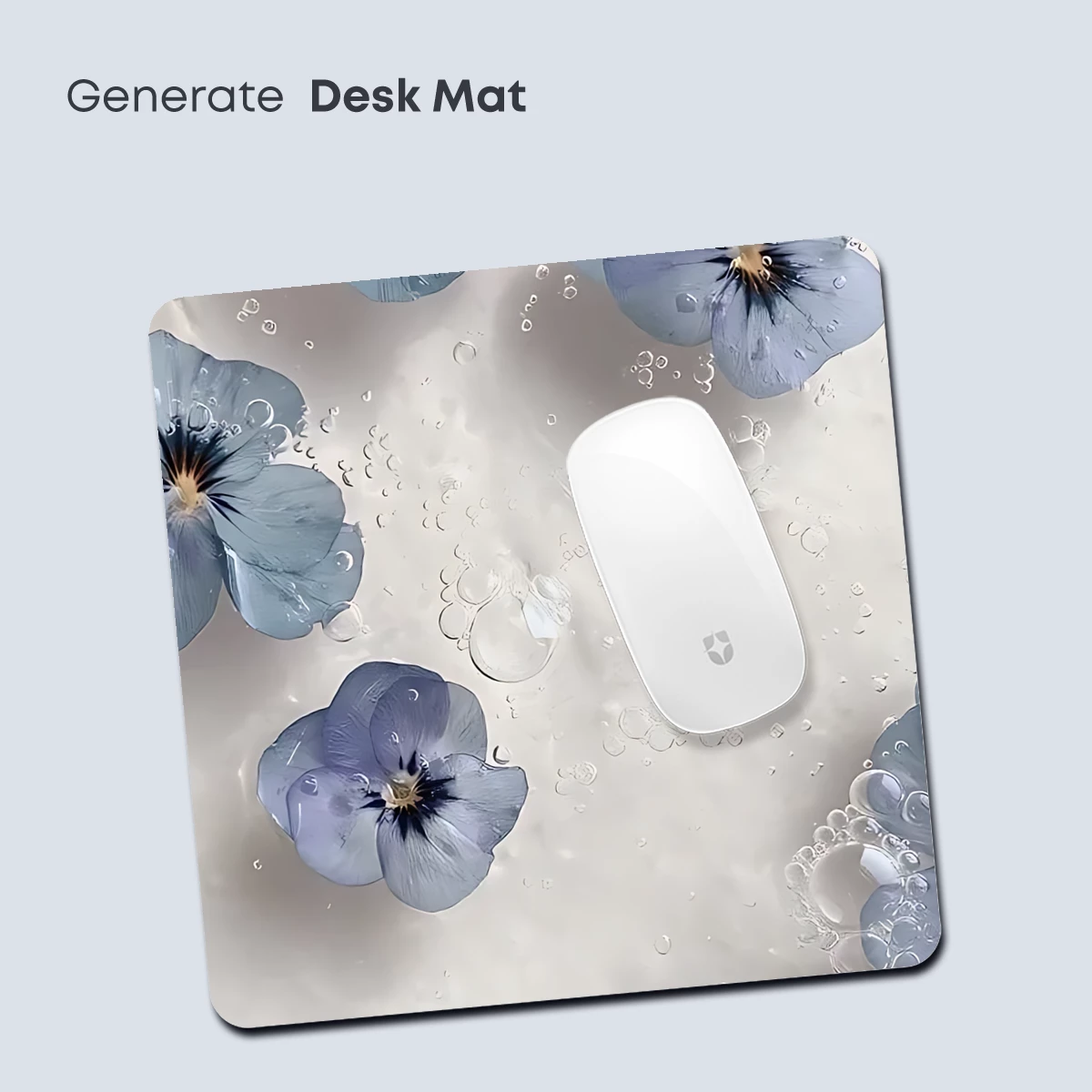 Ethereal Blue Blossoms Floating in Serenity - Image 4