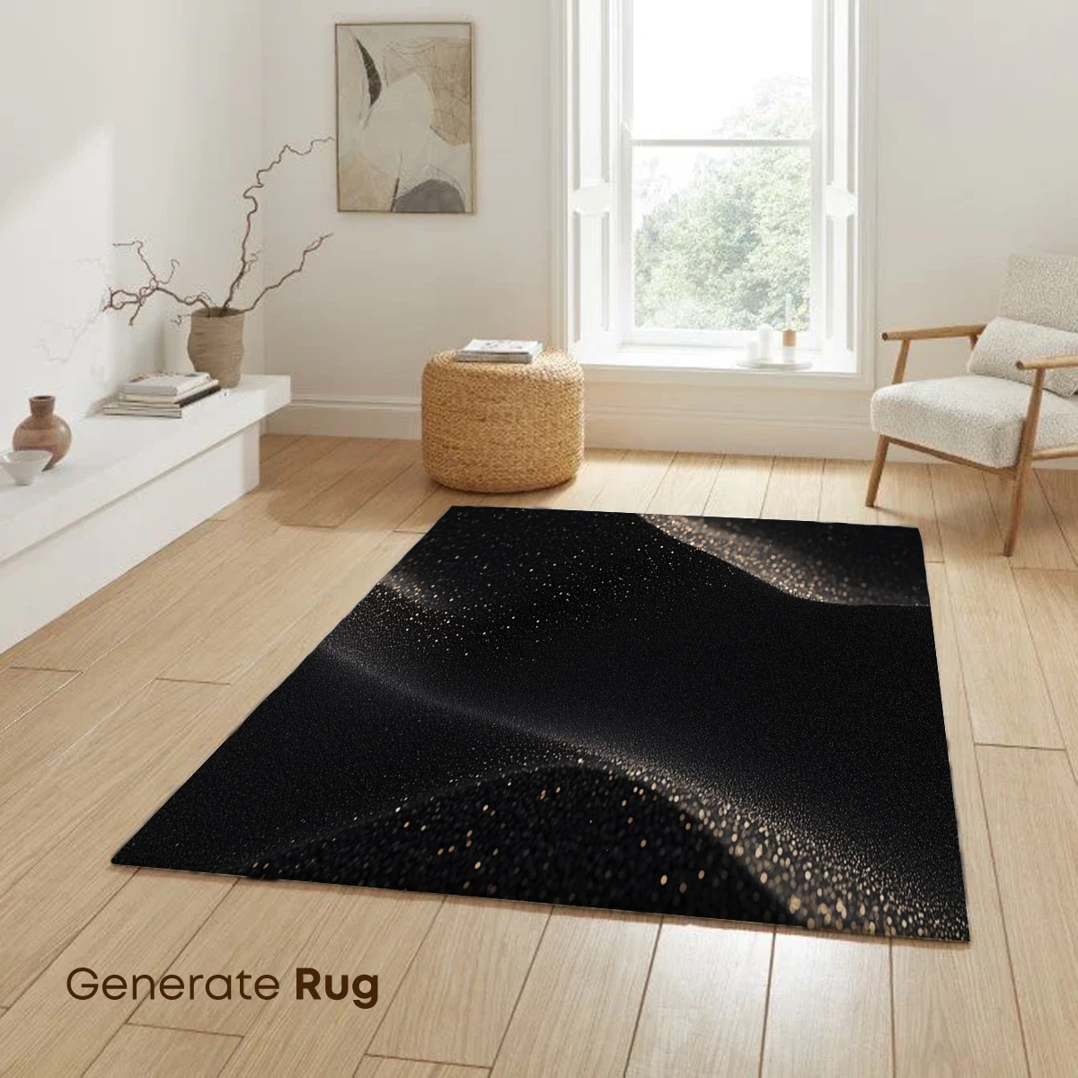 Ethereal Sands: Golden Whispers in Darkness - Image 6